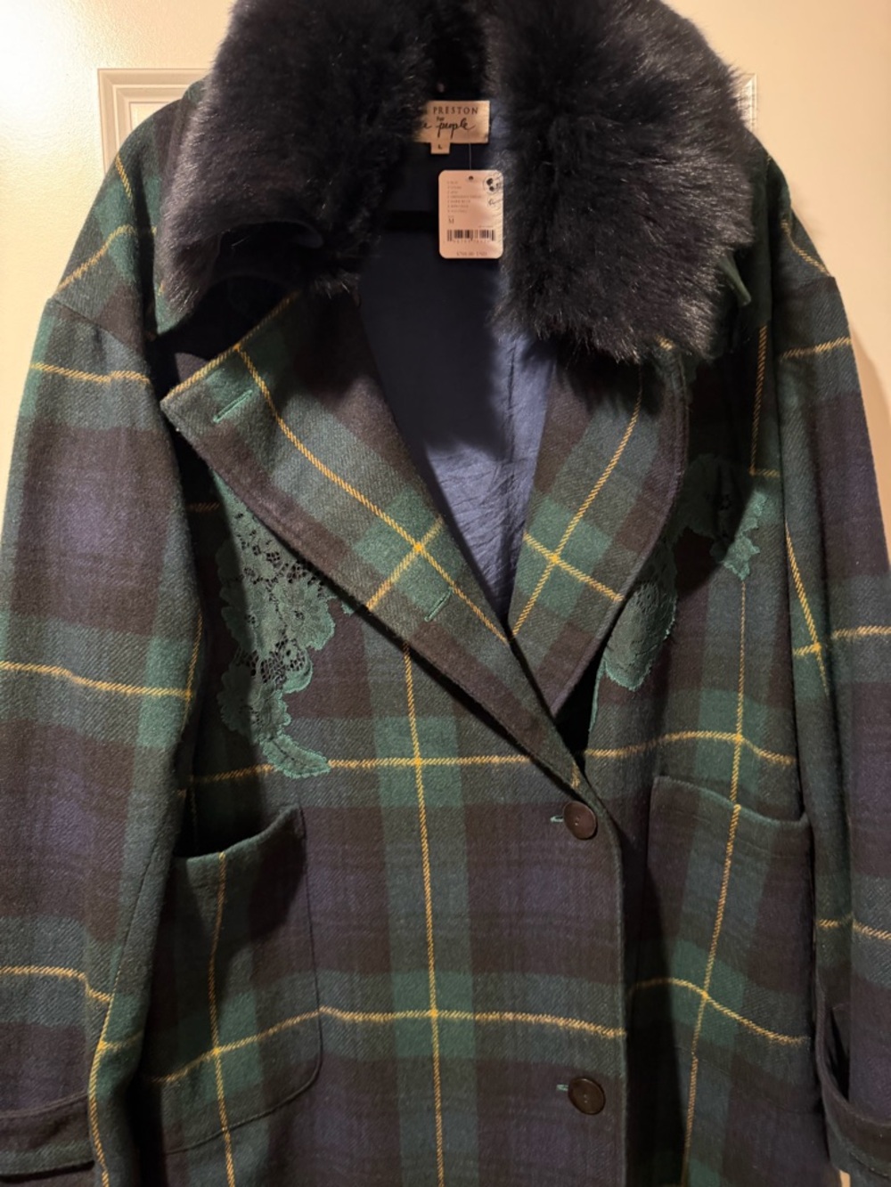 Nigel Preston &  Free People Highlander Coat 🔥🔥🔥 Size L - Picture 10 of 10